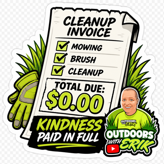 Kindness Paid in Full – 5" Die-Cut Sticker